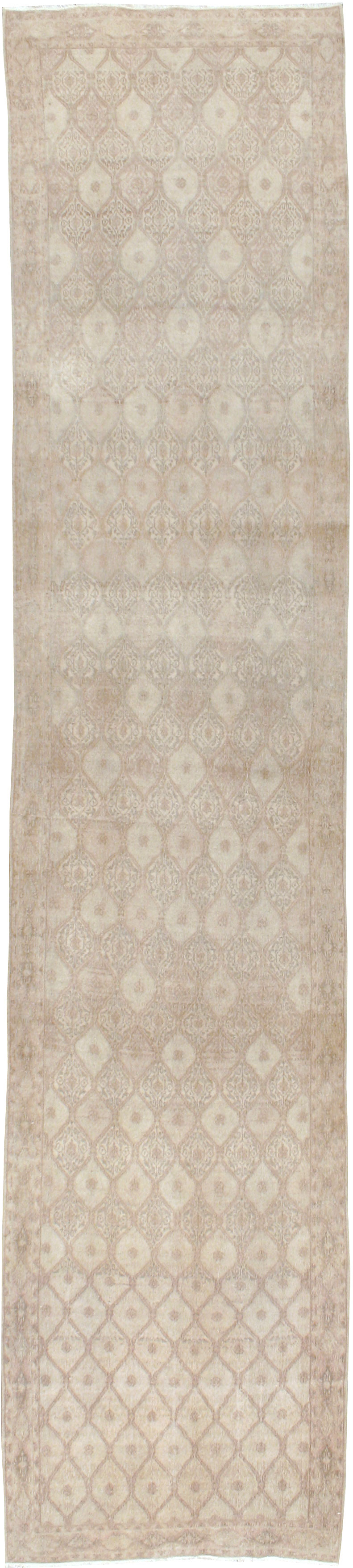 Vintage Persian Mashad Gallery Runner, No.23457 - Galerie Shabab