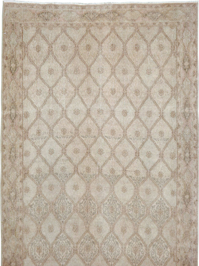 Vintage Persian Mashad Gallery Runner, No.23457 - Galerie Shabab