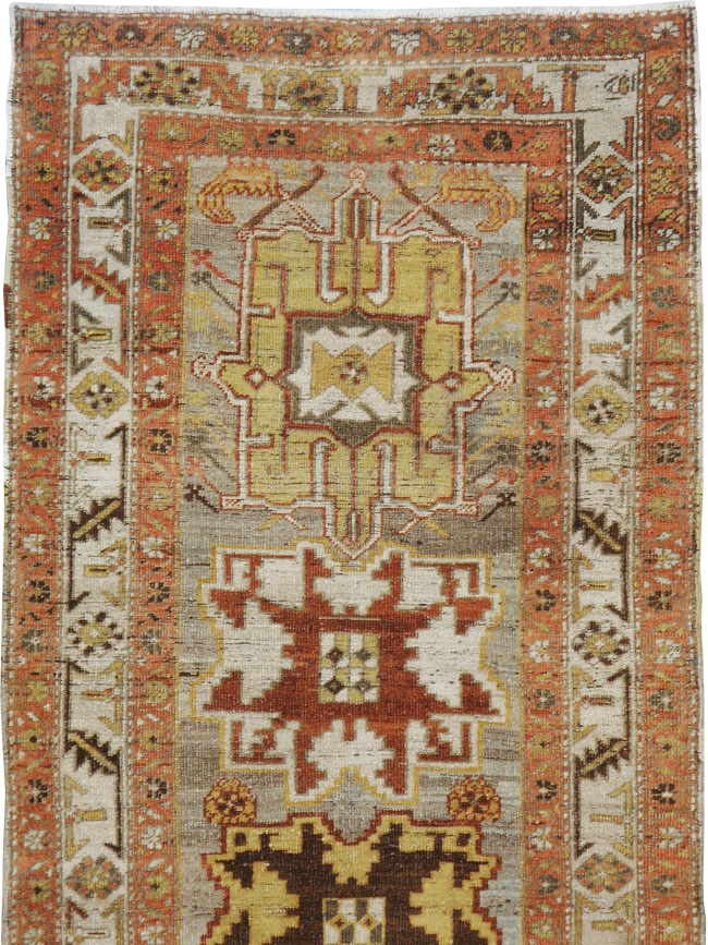 Vintage Persian Heriz Gallery Runner, No.23459 - Galerie Shabab