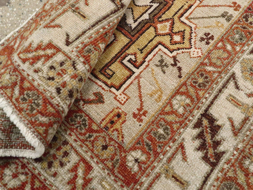 Vintage Persian Heriz Gallery Runner, No.23459 - Galerie Shabab