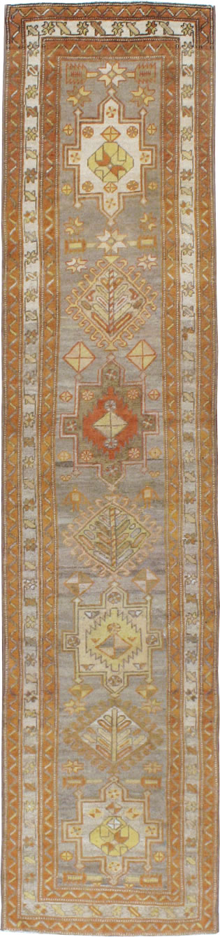 Vintage Persian Heriz Runner, No.23460 - Galerie Shabab