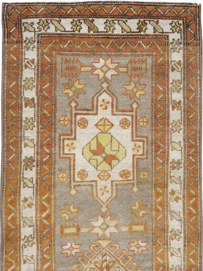 Vintage Persian Heriz Runner, No.23460 - Galerie Shabab