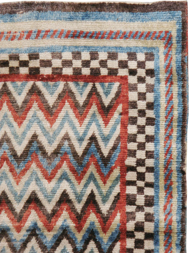 Vintage Turkish Tulu Gallery Runner, No.23462 - Galerie Shabab