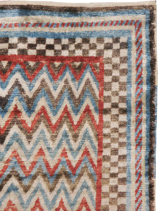 Vintage Turkish Tulu Gallery Runner, No.23462 - Galerie Shabab