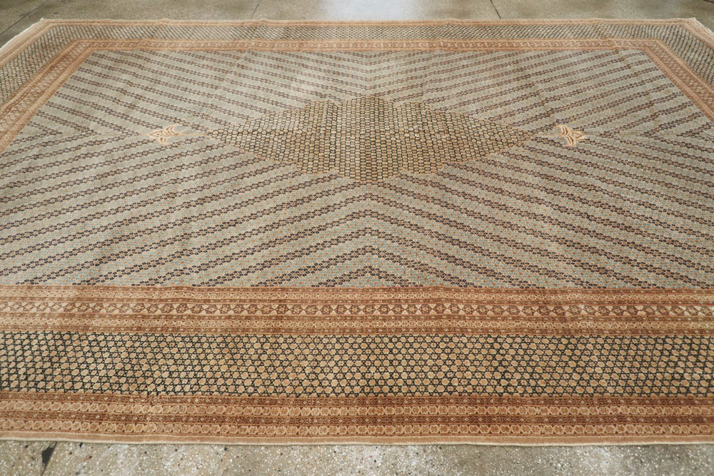 Vintage Persian Kerman Rug, No.23466 - Galerie Shabab