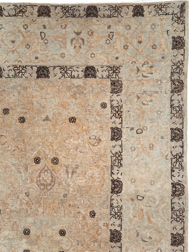Antique Persian Tabriz Carpet, No.23467 - Galerie Shabab