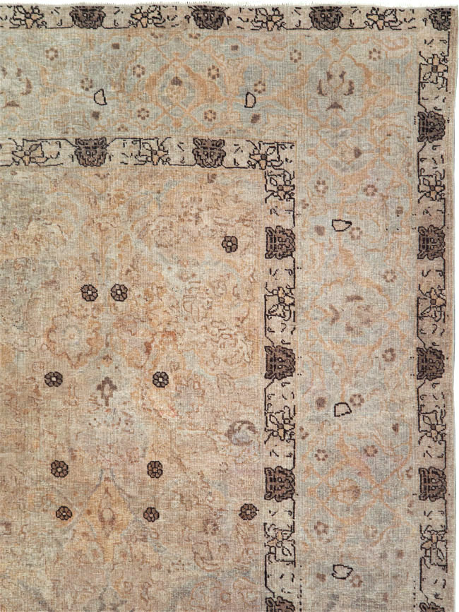 Antique Persian Tabriz Carpet, No.23467 - Galerie Shabab
