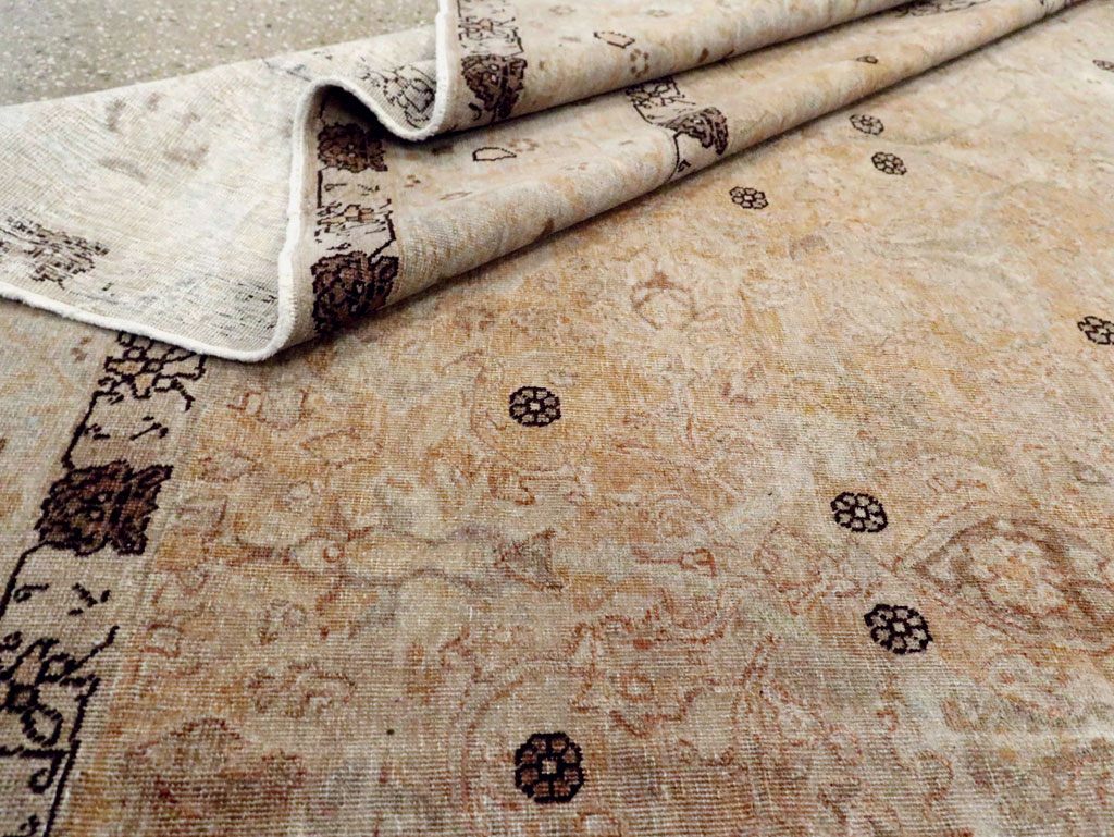 Antique Persian Tabriz Carpet, No.23467 - Galerie Shabab