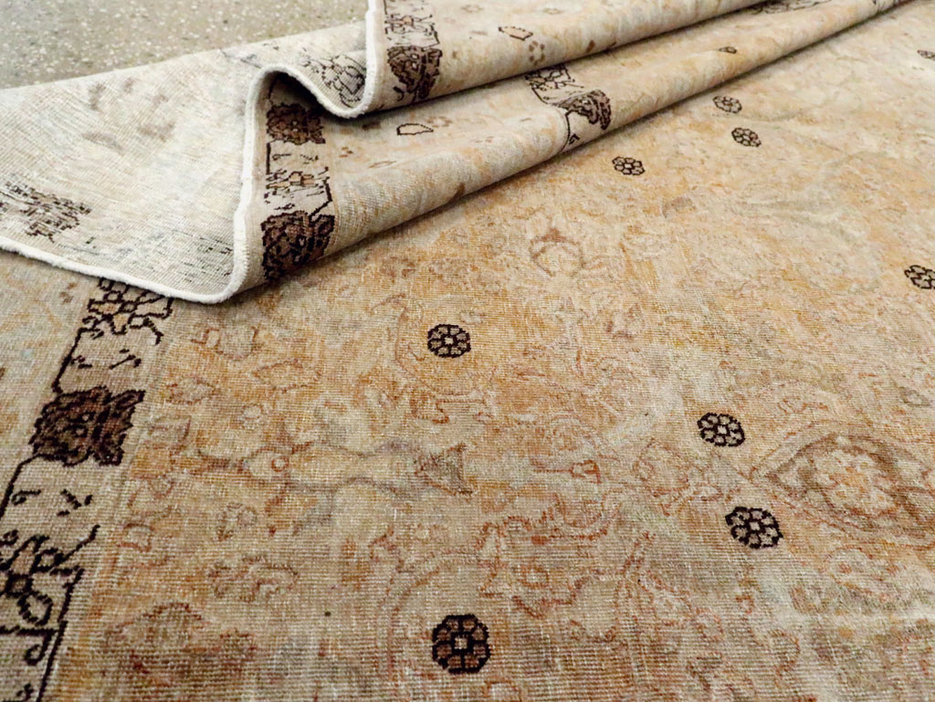 Antique Persian Tabriz Carpet, No.23467 - Galerie Shabab