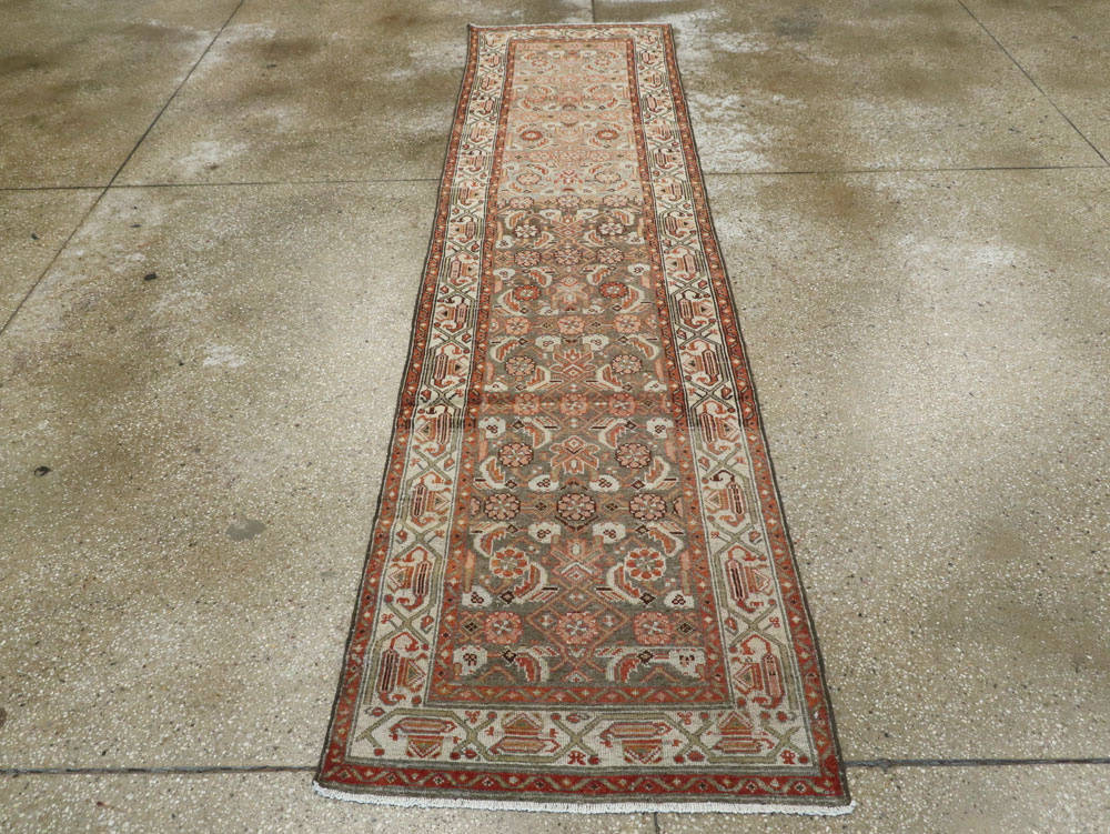 Vintage Persian Malayer Runner, No.23471 - Galerie Shabab