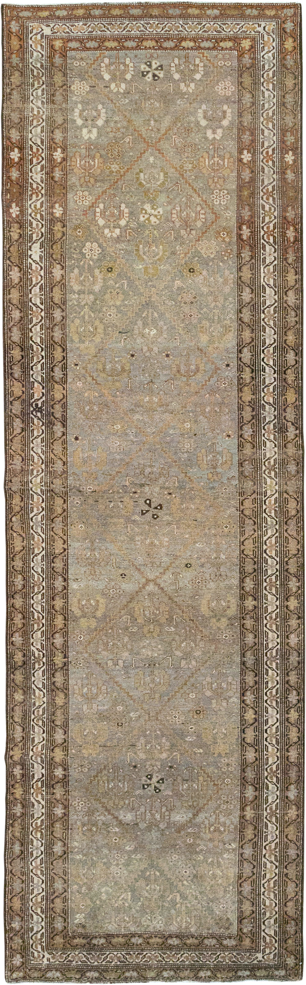 Vintage Persian Kurdish Runner, No.23475 - Galerie Shabab