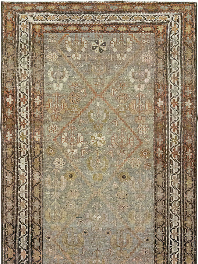 Vintage Persian Kurdish Runner, No.23475 - Galerie Shabab