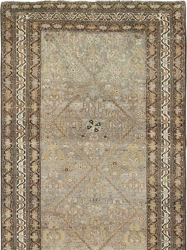Vintage Persian Kurdish Runner, No.23475 - Galerie Shabab