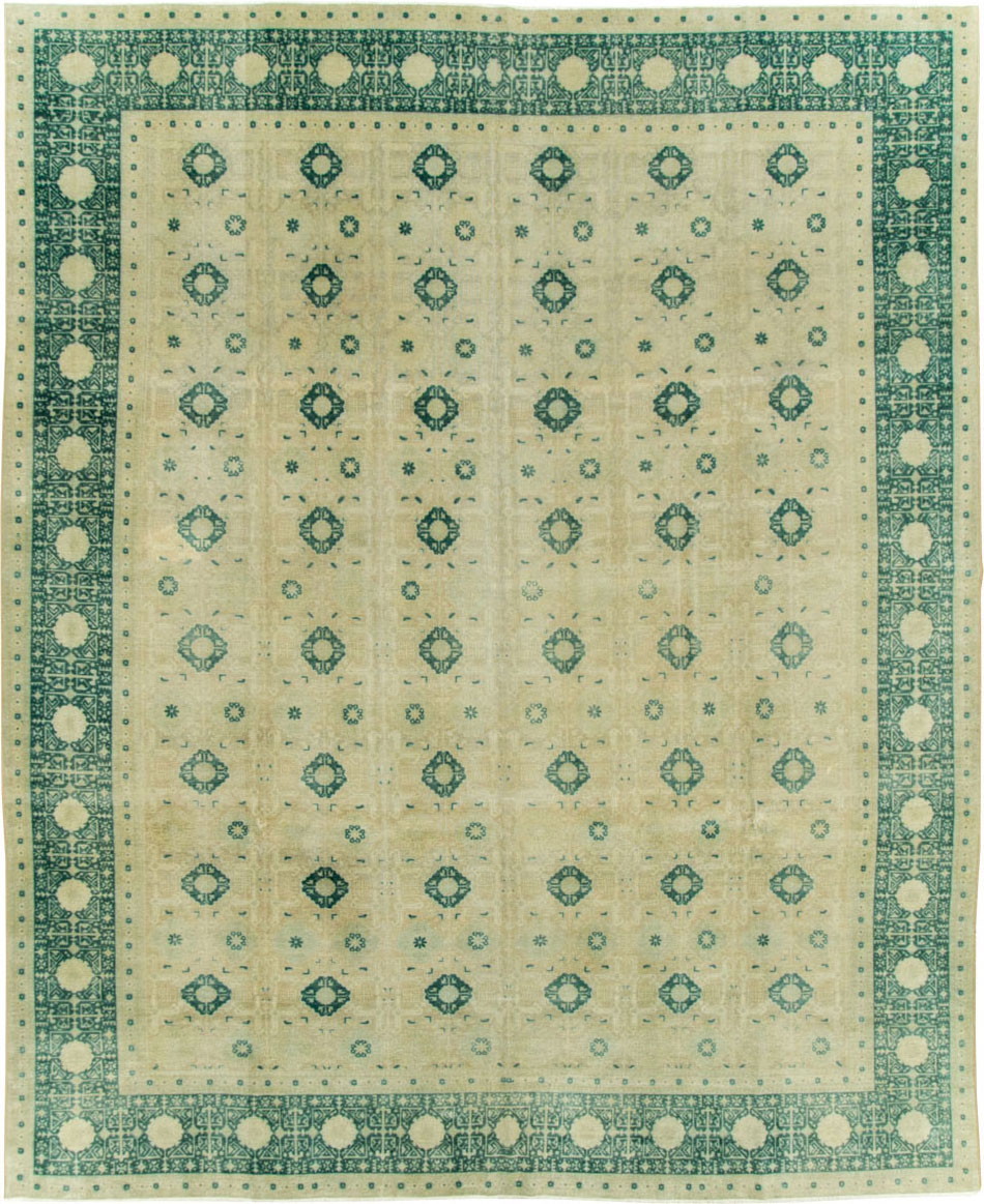 Vintage Persian Tabriz Carpet, No.23476 - Galerie Shabab