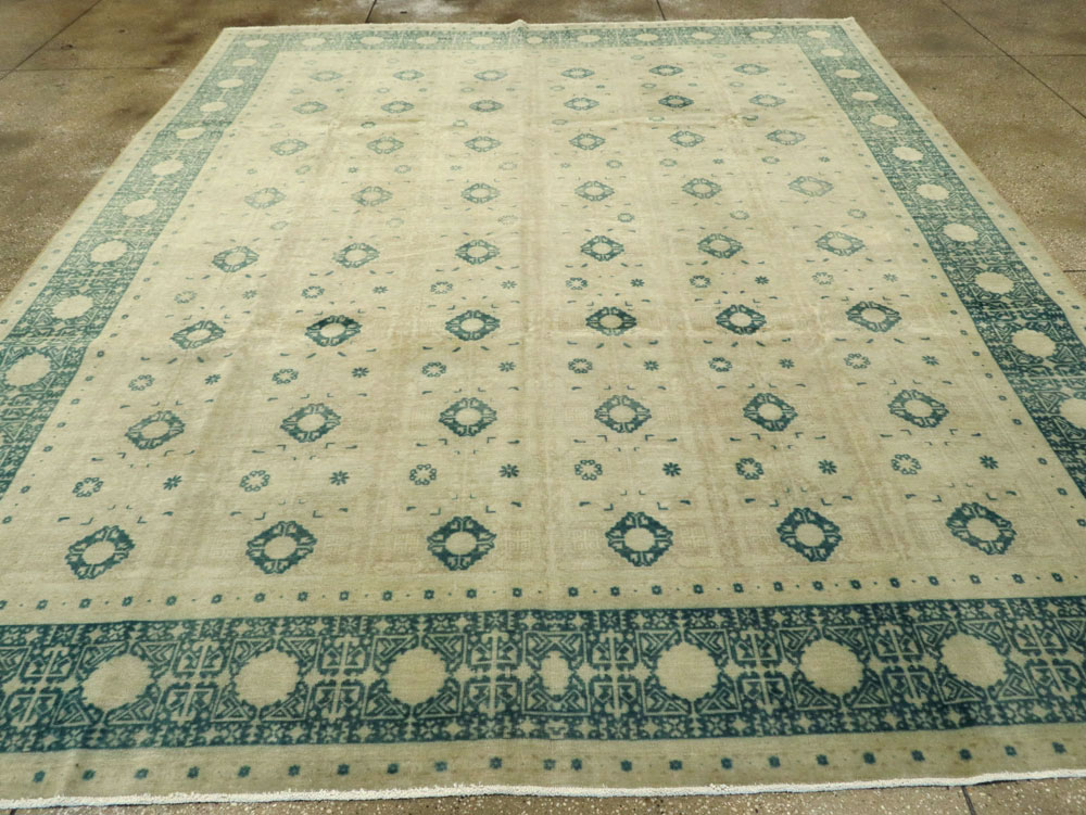 Vintage Persian Tabriz Carpet, No.23476 - Galerie Shabab