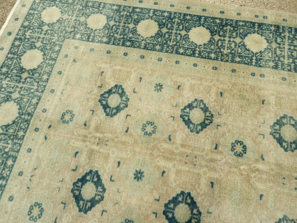 Vintage Persian Tabriz Carpet, No.23476 - Galerie Shabab