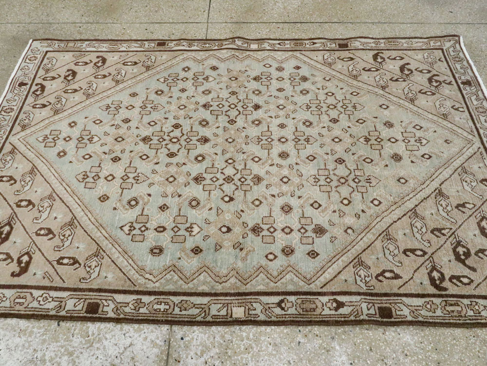 Vintage Persian Malayer Rug (Pair: 2 of 2), No.23480 - Galerie Shabab