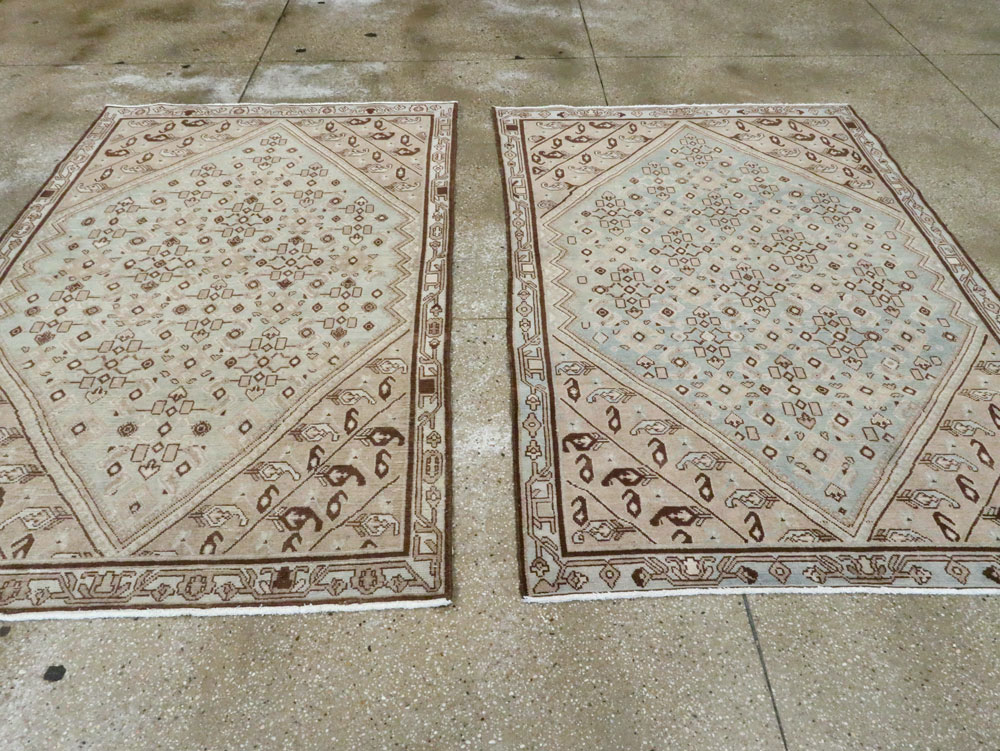 Vintage Persian Malayer Rug (Pair: 2 of 2), No.23480 - Galerie Shabab