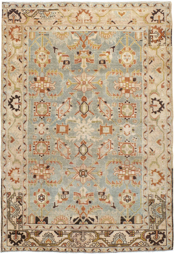 Vintage  Persian Malayer Rug, No.23485 - Galerie Shabab