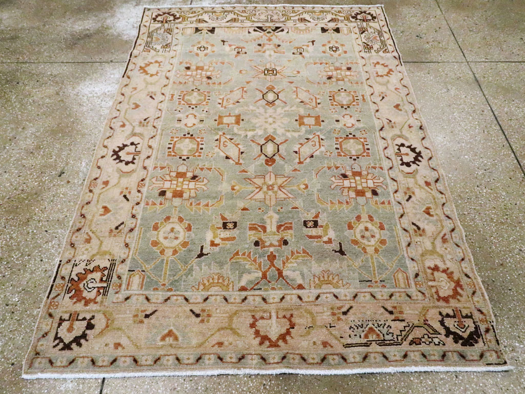 Vintage  Persian Malayer Rug, No.23485 - Galerie Shabab