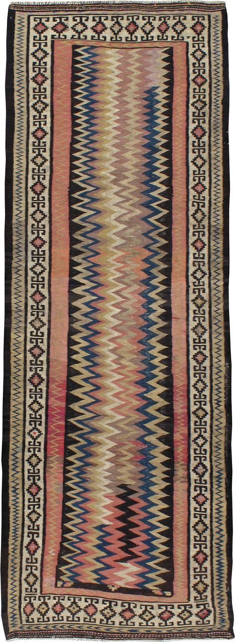 Antique Persian Kilim, No.23498 - Galerie Shabab