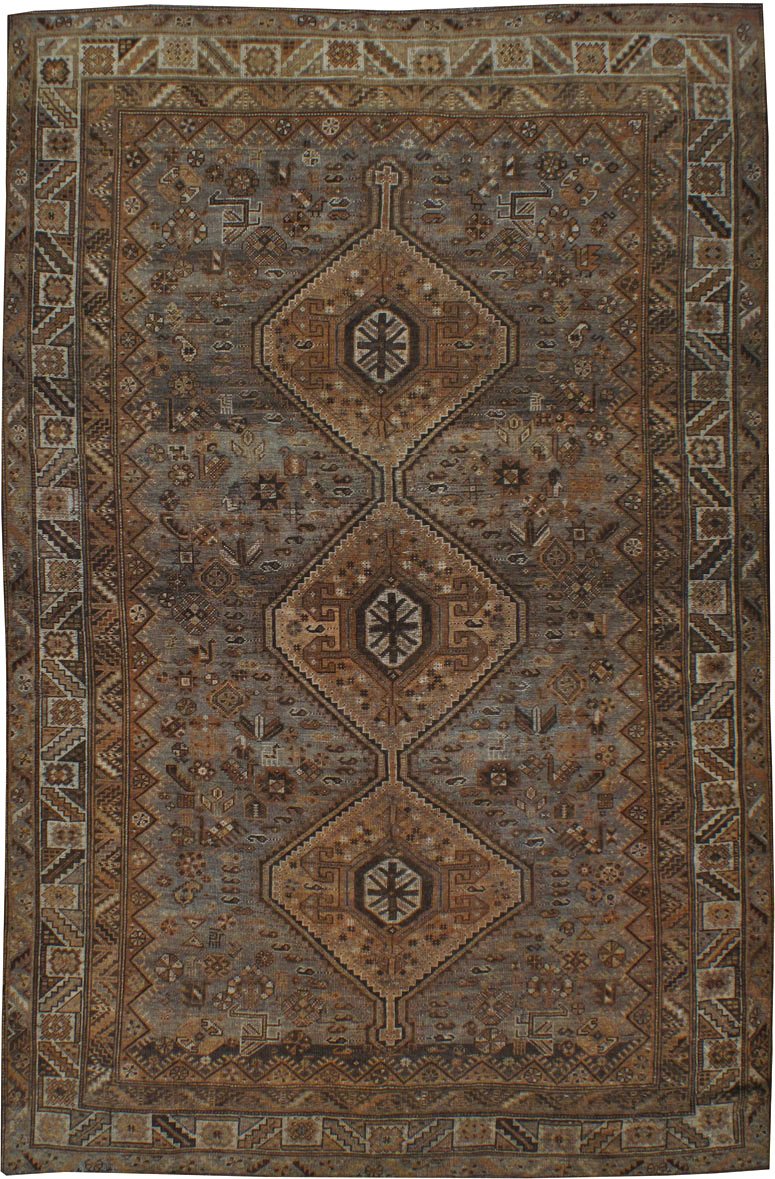 Antique Afshar Rug, No.23500 - Galerie Shabab