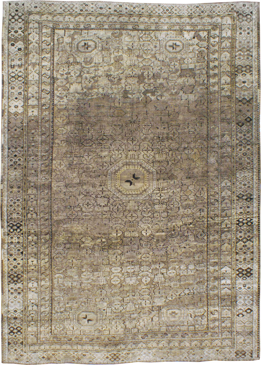 Antique Central Asian Beshir Carpet, No.23502 - Galerie Shabab