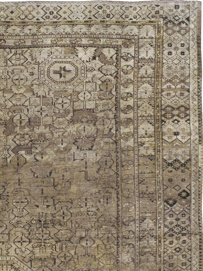 Antique Central Asian Beshir Carpet, No.23502 - Galerie Shabab
