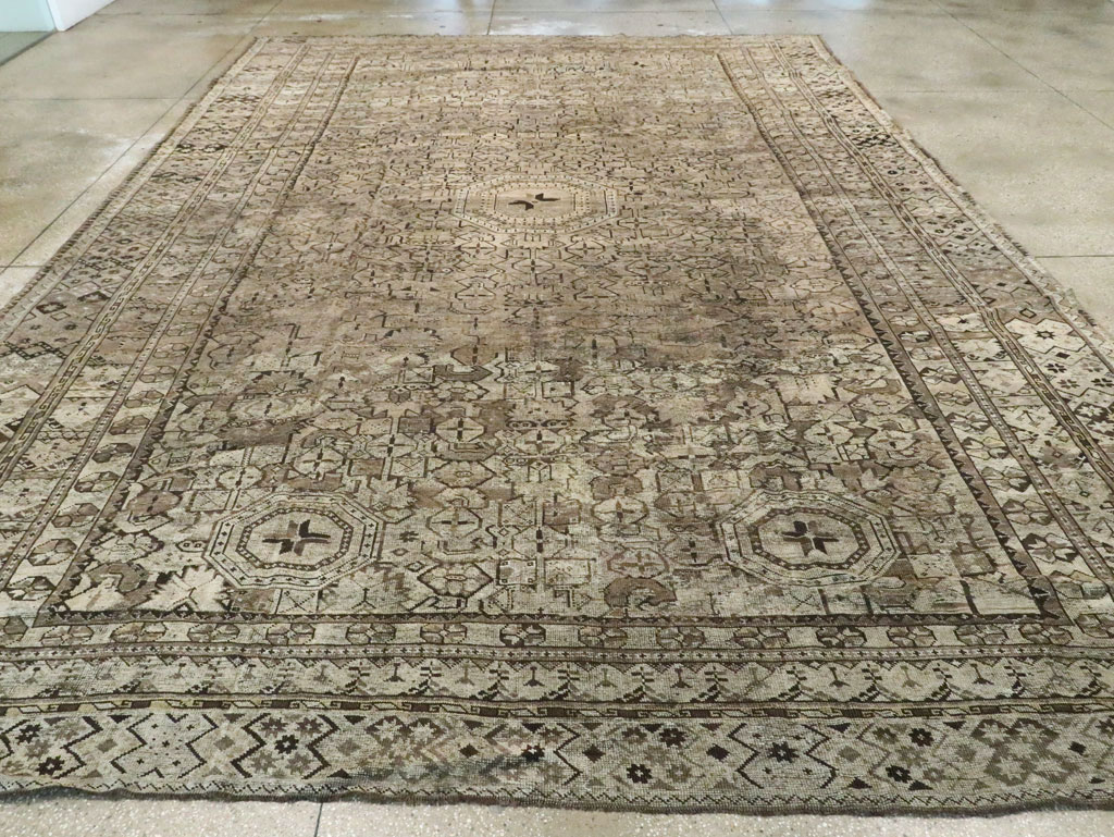 Antique Central Asian Beshir Carpet, No.23502 - Galerie Shabab