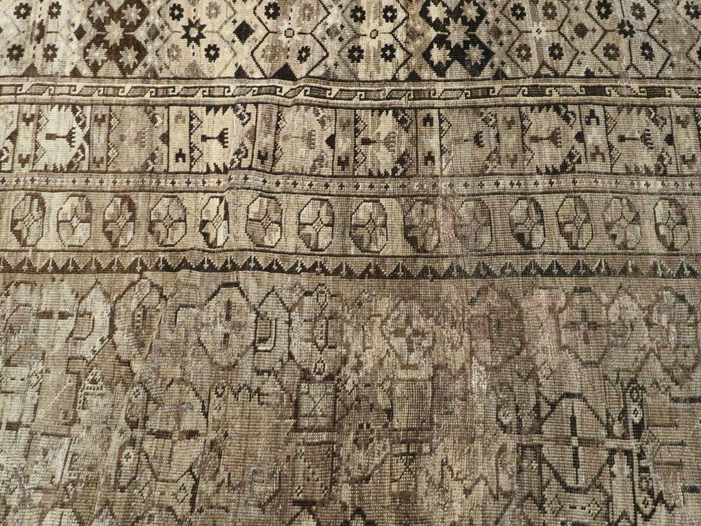 Antique Central Asian Beshir Carpet, No.23502 - Galerie Shabab