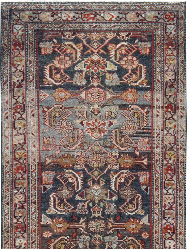 Vintage Persian Malayer Runner, No.23503 - Galerie Shabab