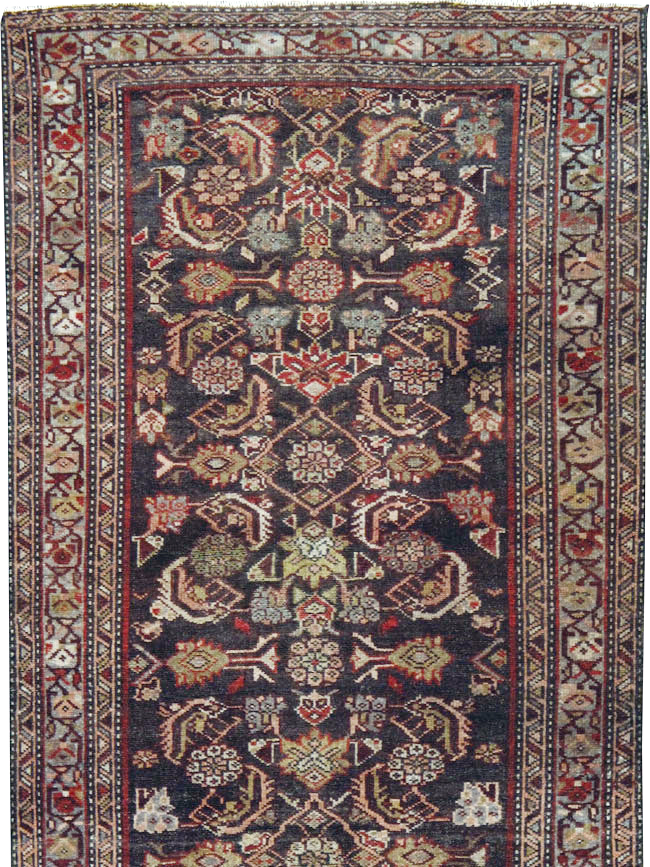 Vintage Persian Malayer Runner, No.23503 - Galerie Shabab