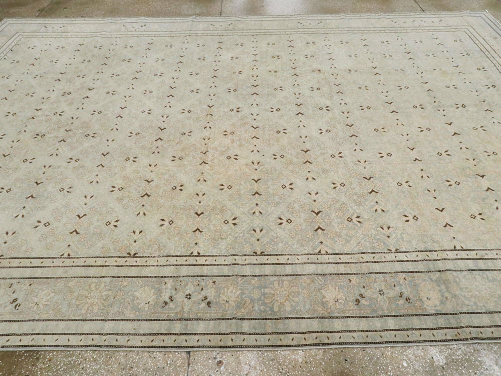 Vintage Persian Tabriz Carpet, No.23504 - Galerie Shabab