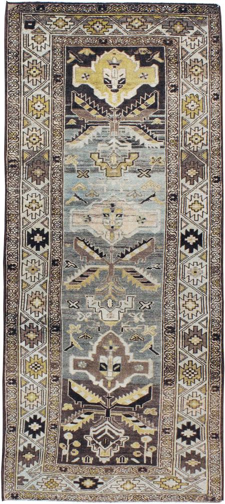 Vintage Persian Malayer Runner, No.23514 - Galerie Shabab