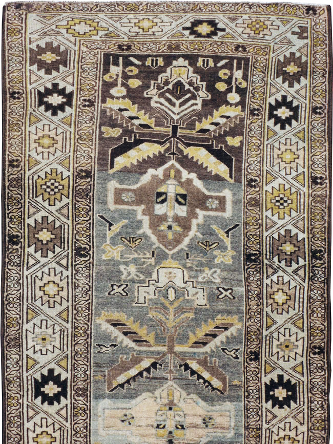 Vintage Persian Malayer Runner, No.23514 - Galerie Shabab