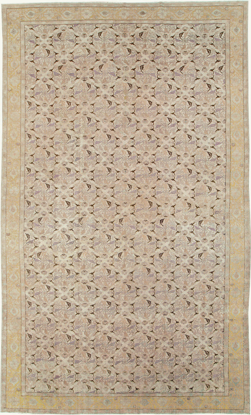 Antique Persian Senneh Tabriz Carpet, No.23515 - Galerie Shabab