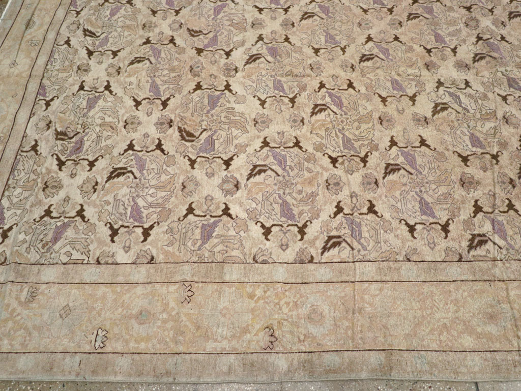 Antique Persian Senneh Tabriz Carpet, No.23515 - Galerie Shabab