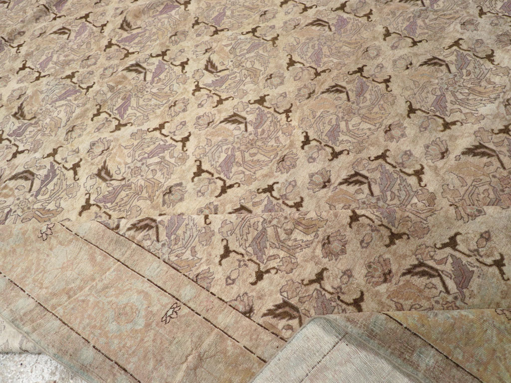 Antique Persian Senneh Tabriz Carpet, No.23515 - Galerie Shabab