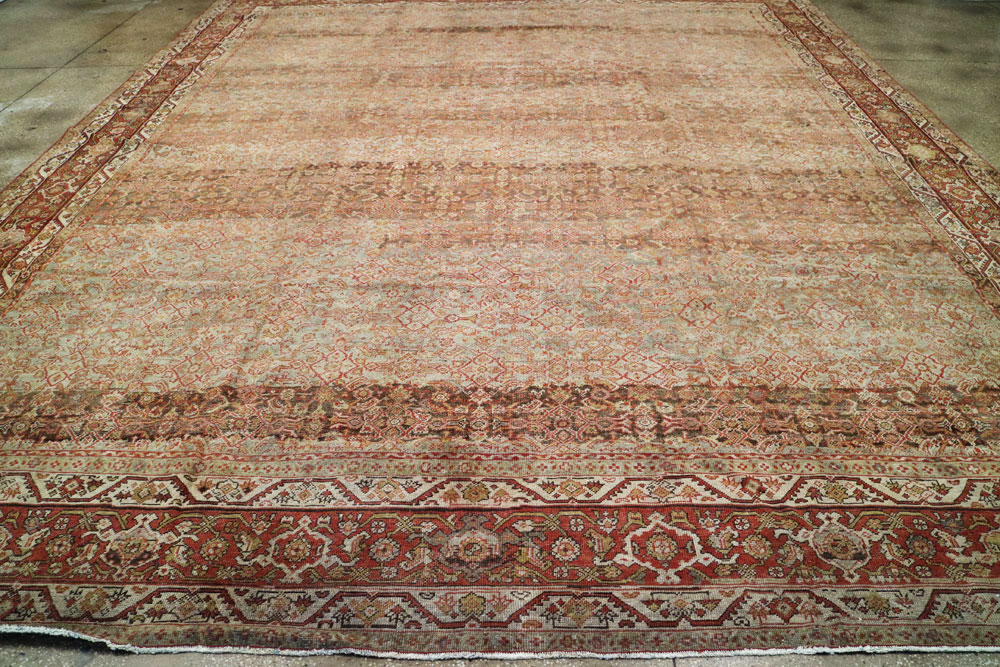 Antique Persian Mahal Carpet, No.23526 - Galerie Shabab