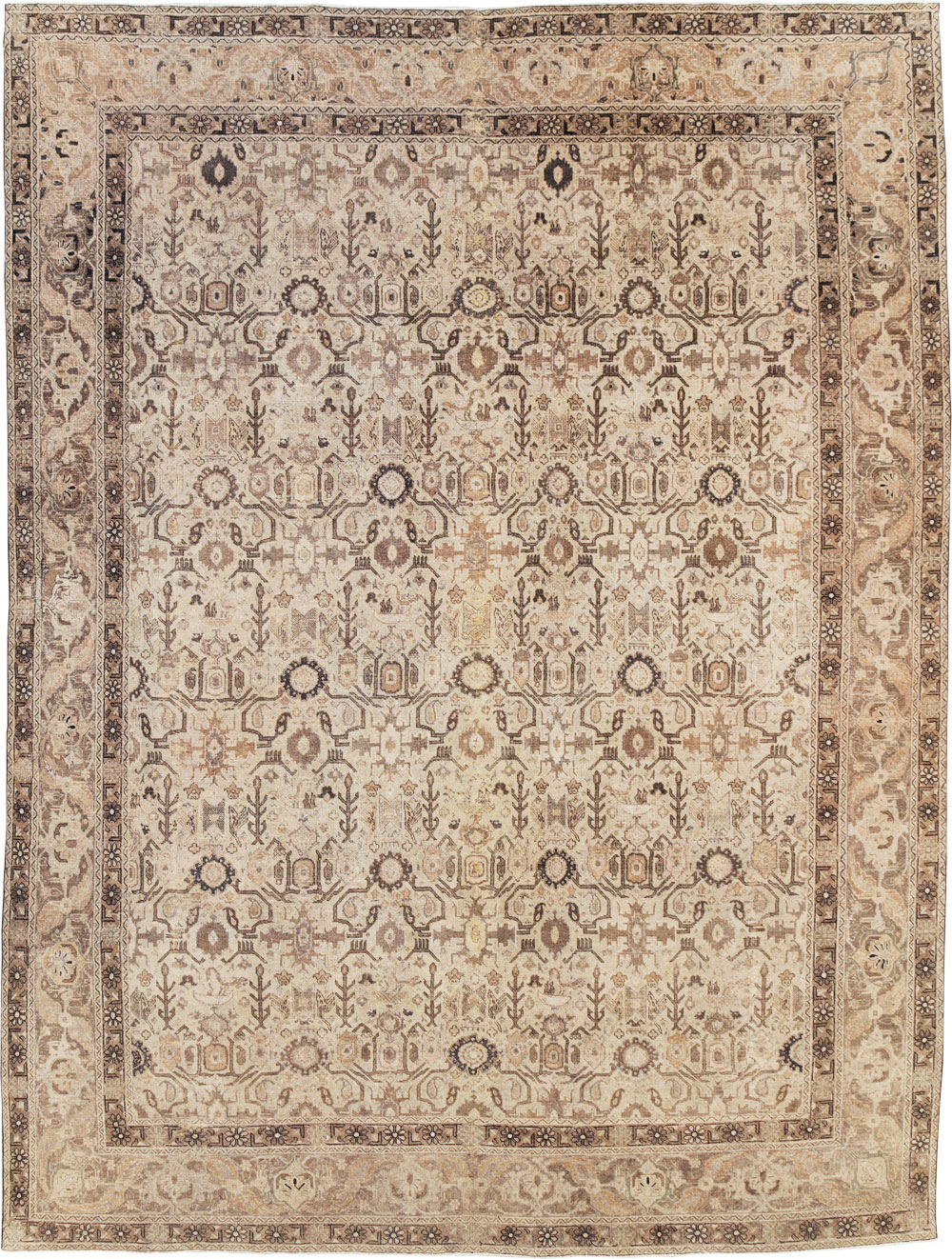 Antique Persian Tabriz Carpet, No.23527 - Galerie Shabab