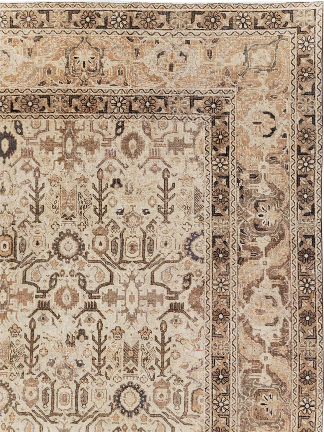 Antique Persian Tabriz Carpet, No.23527 - Galerie Shabab
