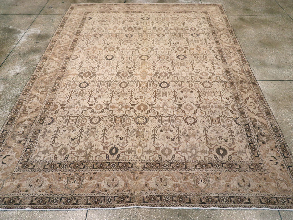 Antique Persian Tabriz Carpet, No.23527 - Galerie Shabab