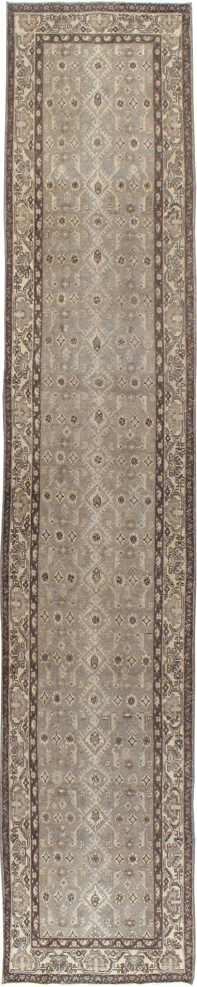Vintage Persian Malayer Runner, No.23528 - Galerie Shabab