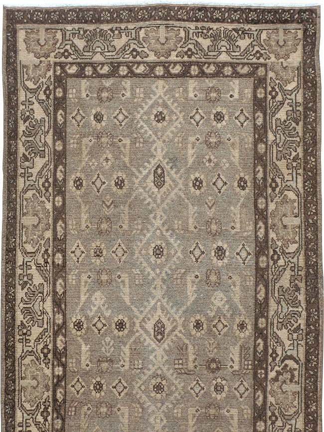 Vintage Persian Malayer Runner, No.23528 - Galerie Shabab
