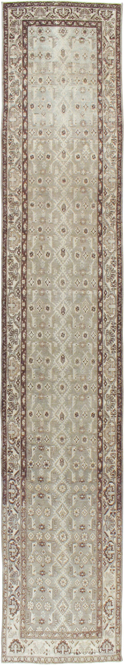 Vintage Persian Malayer Runner, No.23529 - Galerie Shabab