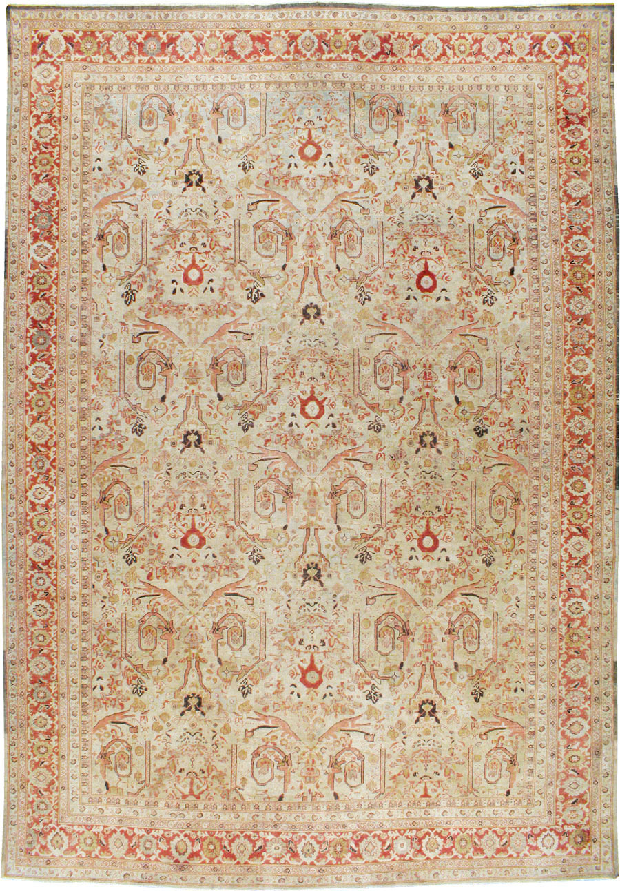 Antique Persian Mahal Carpet, No.23530 - Galerie Shabab