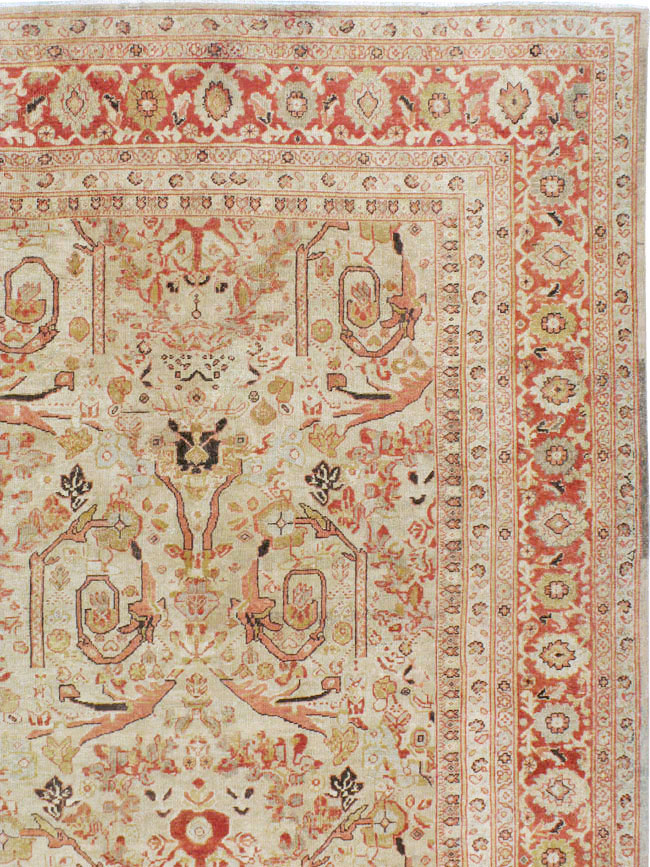 Antique Persian Mahal Carpet, No.23530 - Galerie Shabab