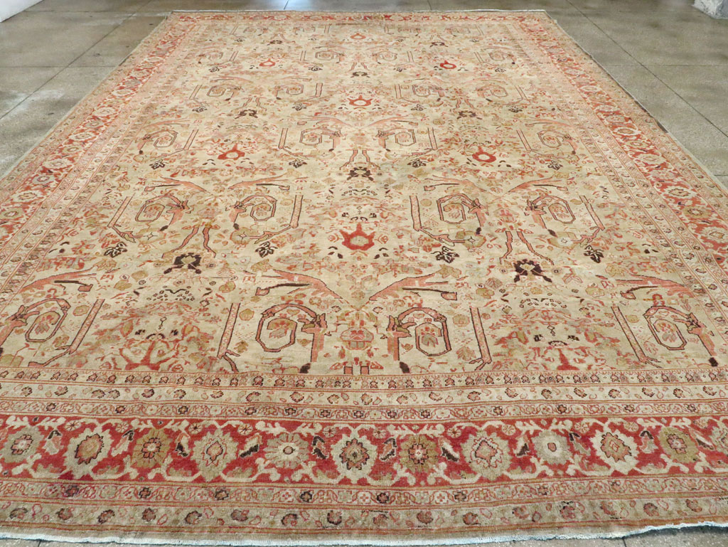 Antique Persian Mahal Carpet, No.23530 - Galerie Shabab