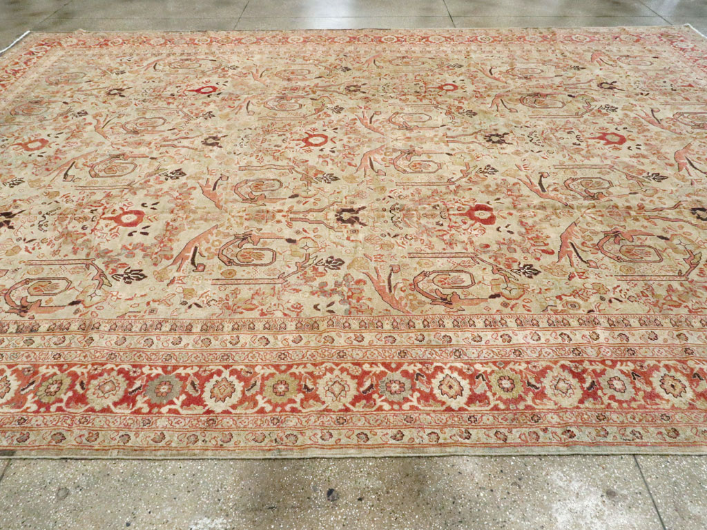 Antique Persian Mahal Carpet, No.23530 - Galerie Shabab