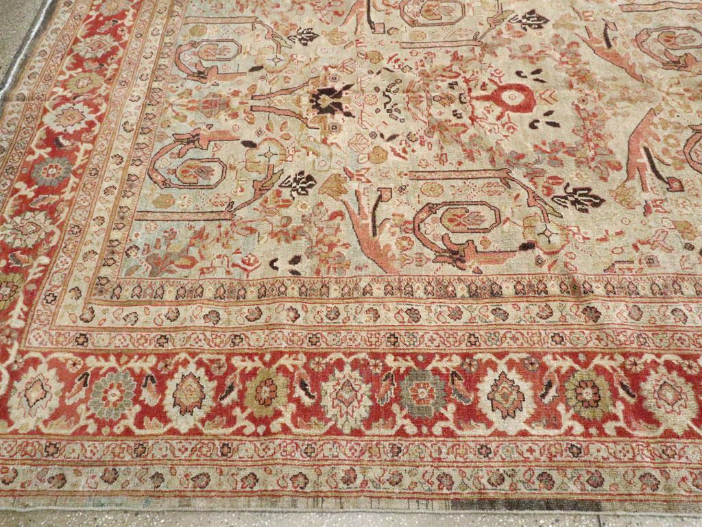 Antique Persian Mahal Carpet, No.23530 - Galerie Shabab